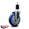 Service Caster 5'' Blue Poly Wheel Swivel 1-1/2'' Expanding Stem Caster SCC-EX20S514-PPUB-BLUE-112 - alternate 2